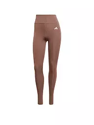 ADIDAS | Legging de fitness femme Optime Essentials 3 bandes 7/8 | Marron