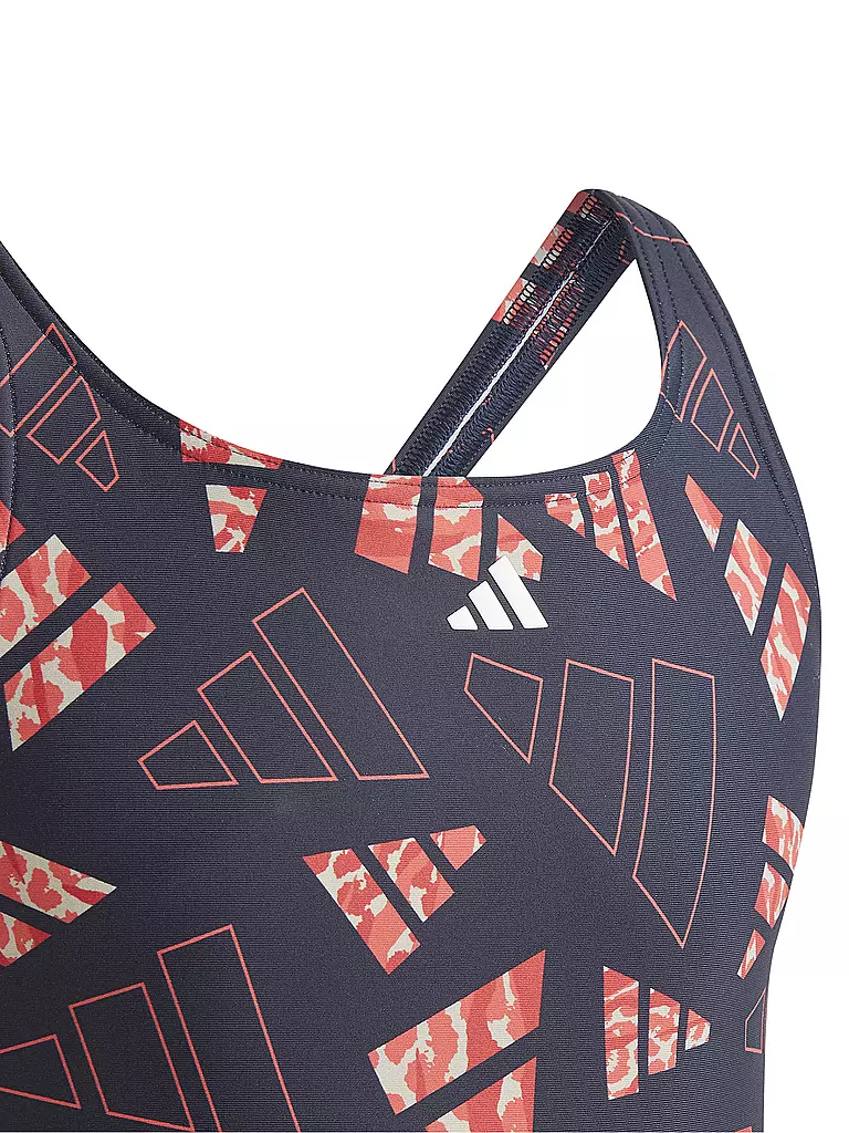 ADIDAS | Mädchen Badeanzug 3 Bar Logo Graphic | Multicolore