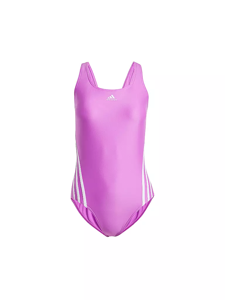 ADIDAS | Maillot de bain femme 3 bandes | Rose vif