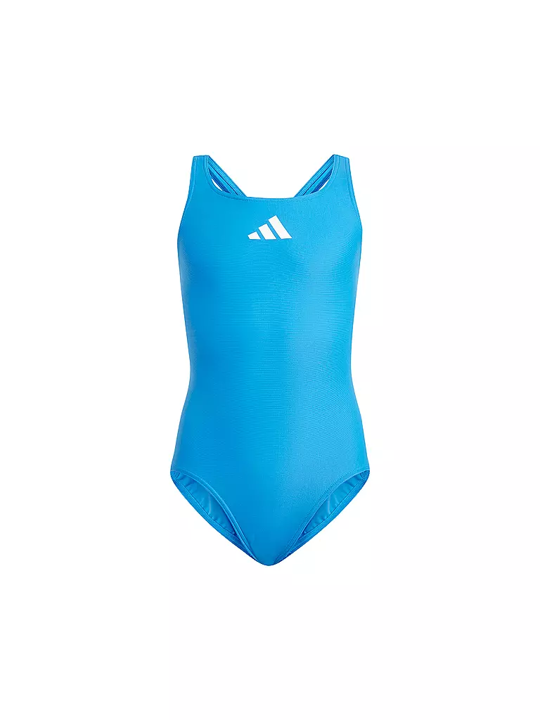 ADIDAS | Maillot de bain fille 3 bandes | Bleu