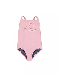 ADIDAS | Maillot de bain fille Big Bars | Rose