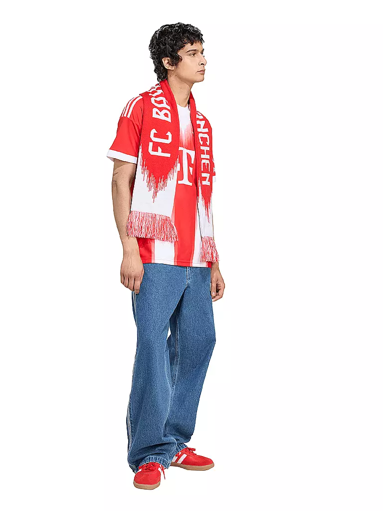 ADIDAS | Maillot de football domicile 25/26 FC Bayern Munich pour hommes | Rouge