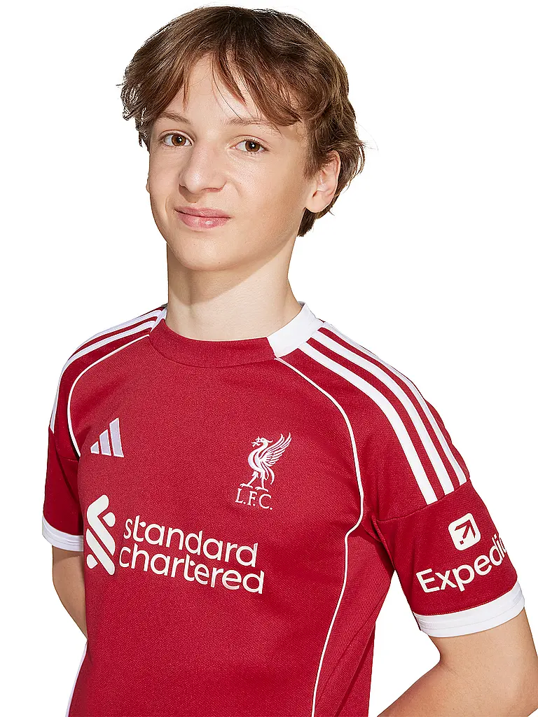 ADIDAS | Maillot de football domicile Liverpool FC 25/26 pour enfants |