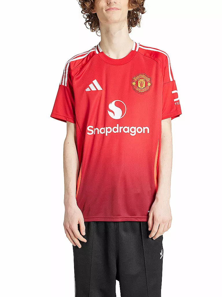ADIDAS | Maillot de football domicile Manchester pour hommes | Rouge
