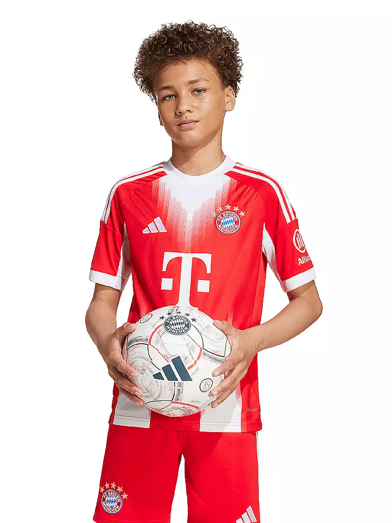 ADIDAS | Maillot de football enfant FC Bayern München 25/26 Domicile | Rouge