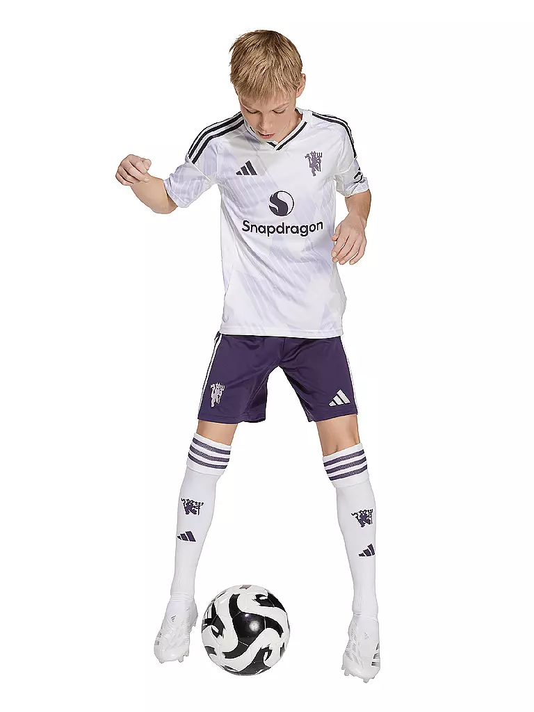 ADIDAS | Maillot de football enfant Manchester United extérieur | Blanc