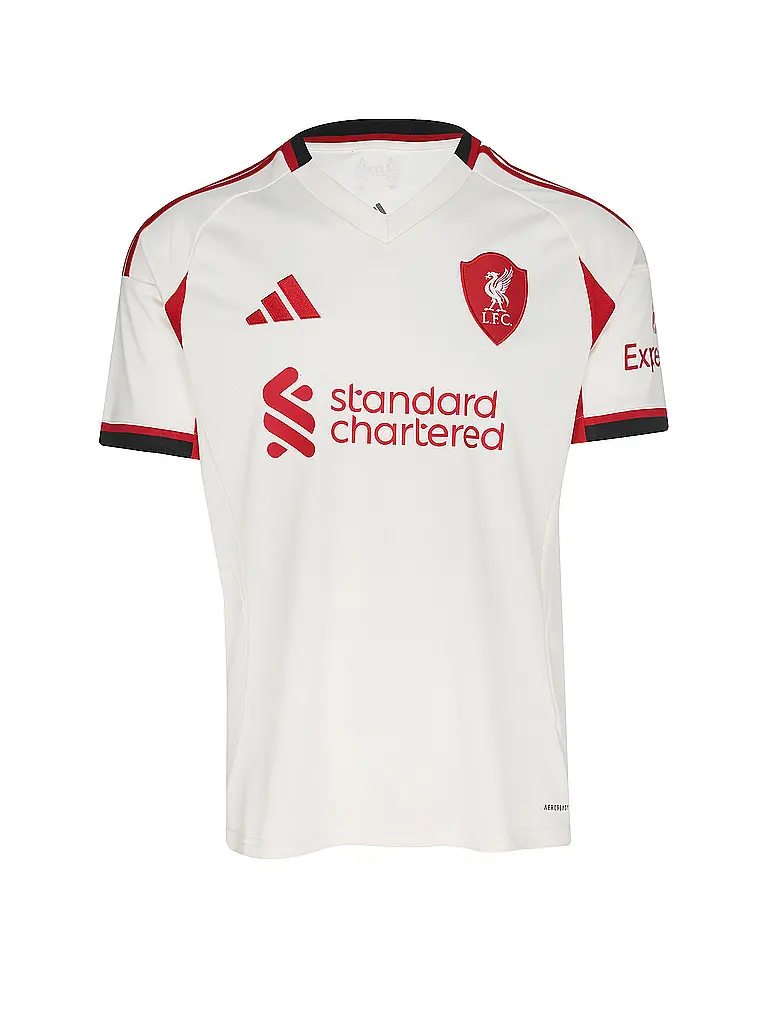 ADIDAS | Maillot de football extérieur FC Liverpool 25/26 pour hommes | Blanc