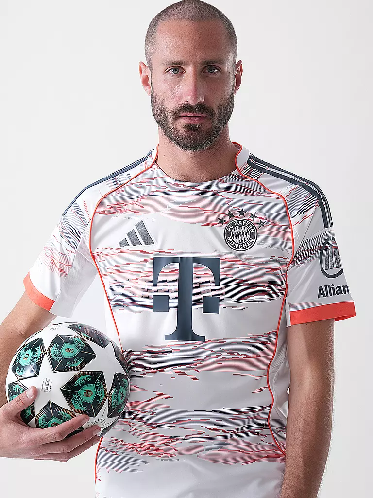 ADIDAS | Maillot de football homme FC Bayern München 25/26 Extérieur | Blanc