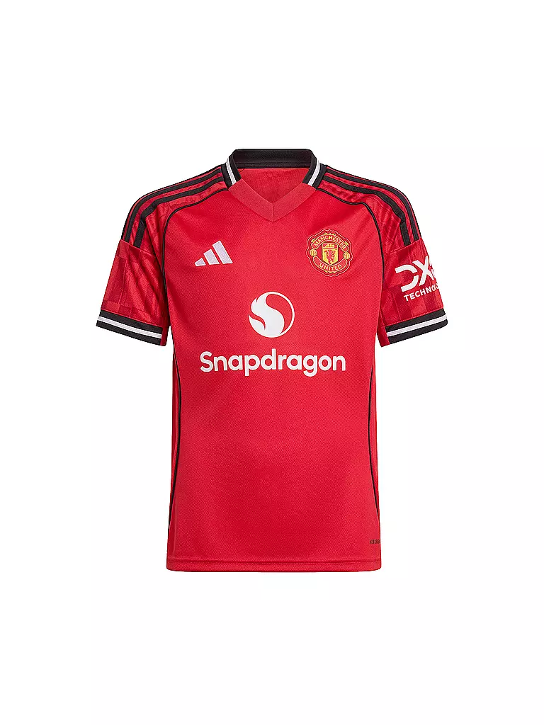 ADIDAS | Maillot de football pour enfants Manchester United 25/26 Domicile | Rouge