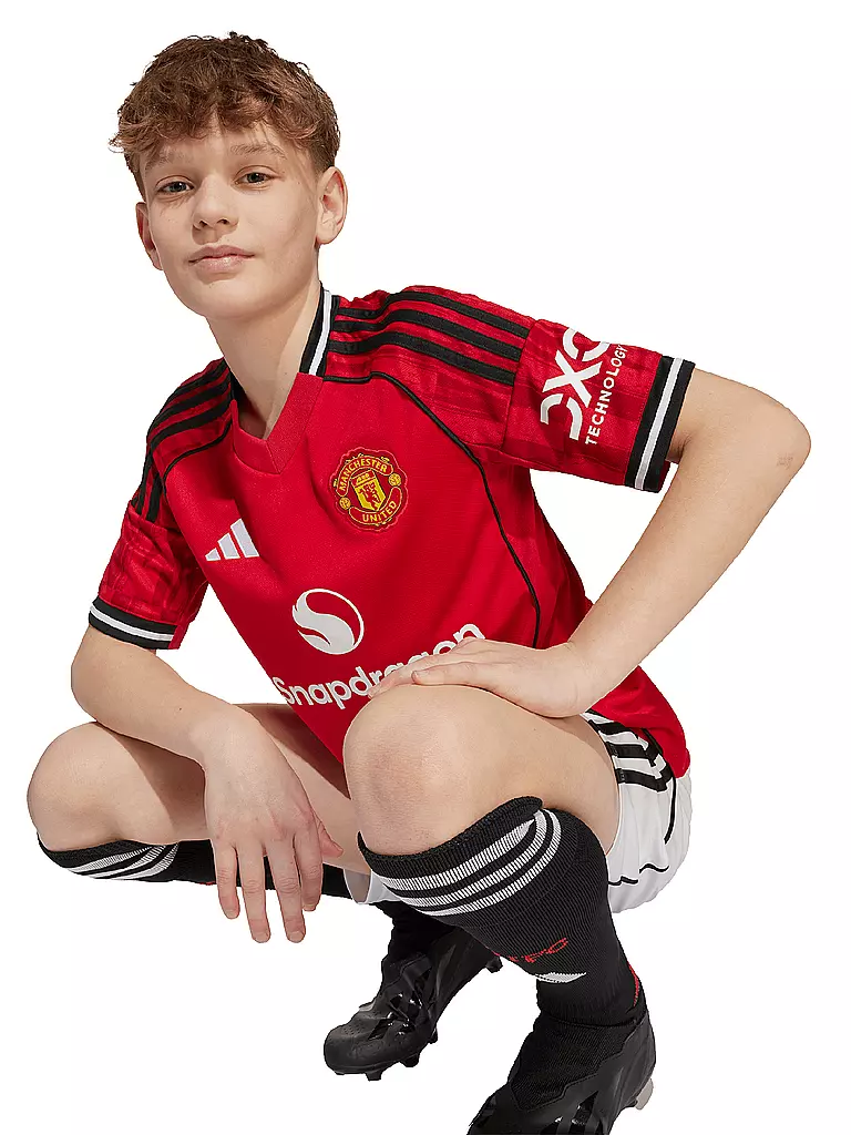 ADIDAS | Maillot de football pour enfants Manchester United 25/26 Domicile |