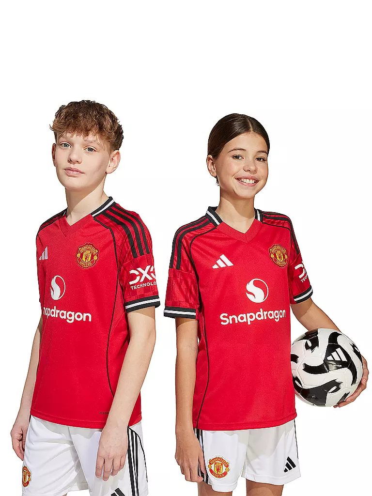 ADIDAS | Maillot de football pour enfants Manchester United 25/26 Domicile |
