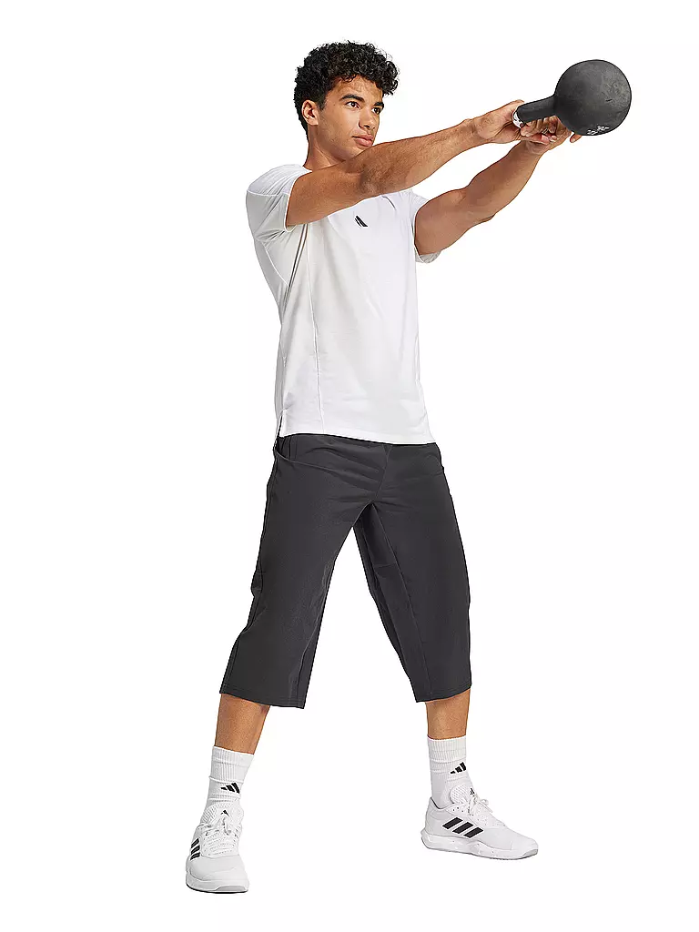 ADIDAS | Pantalon de fitness 3/4 TR-ES pour hommes | Noir