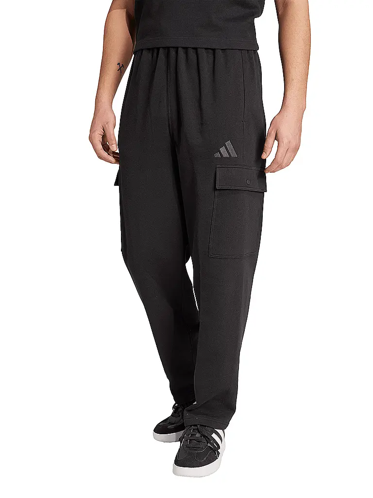 ADIDAS | Pantalon de jogging cargo SZN French Terry pour hommes | Noir