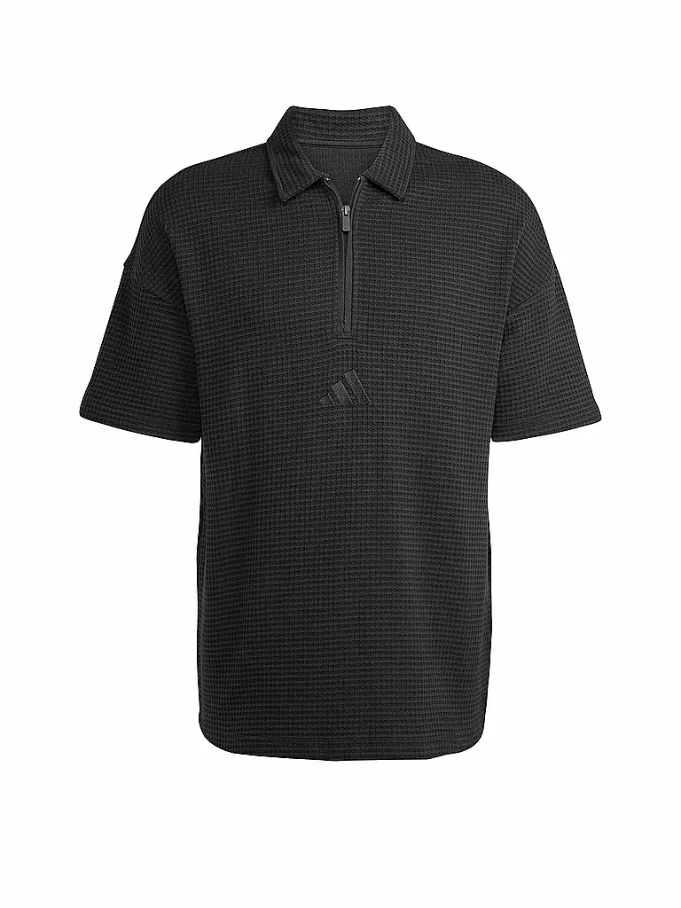 ADIDAS | Polo Homme ALL SZN en maille gaufrée | Noir
