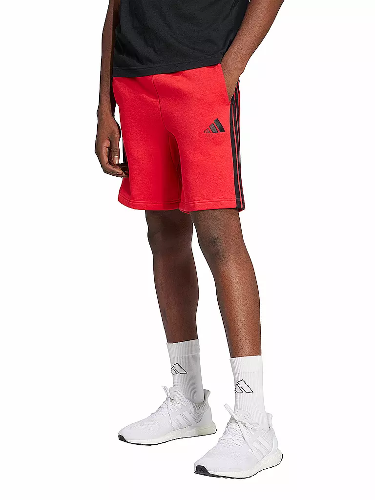 ADIDAS | Short 3S FL SHO pour hommes | Rouge