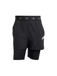 ADIDAS | Short de fitness 2 en 1 pour hommes | Noir