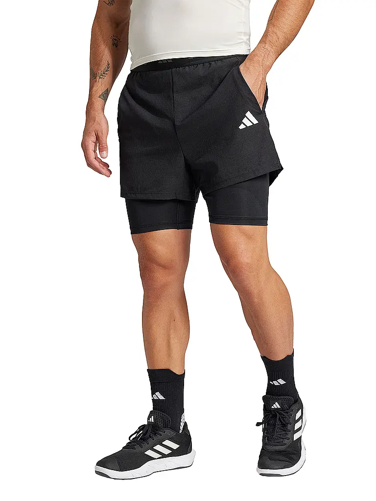 ADIDAS | Short de fitness 2 en 1 pour hommes |