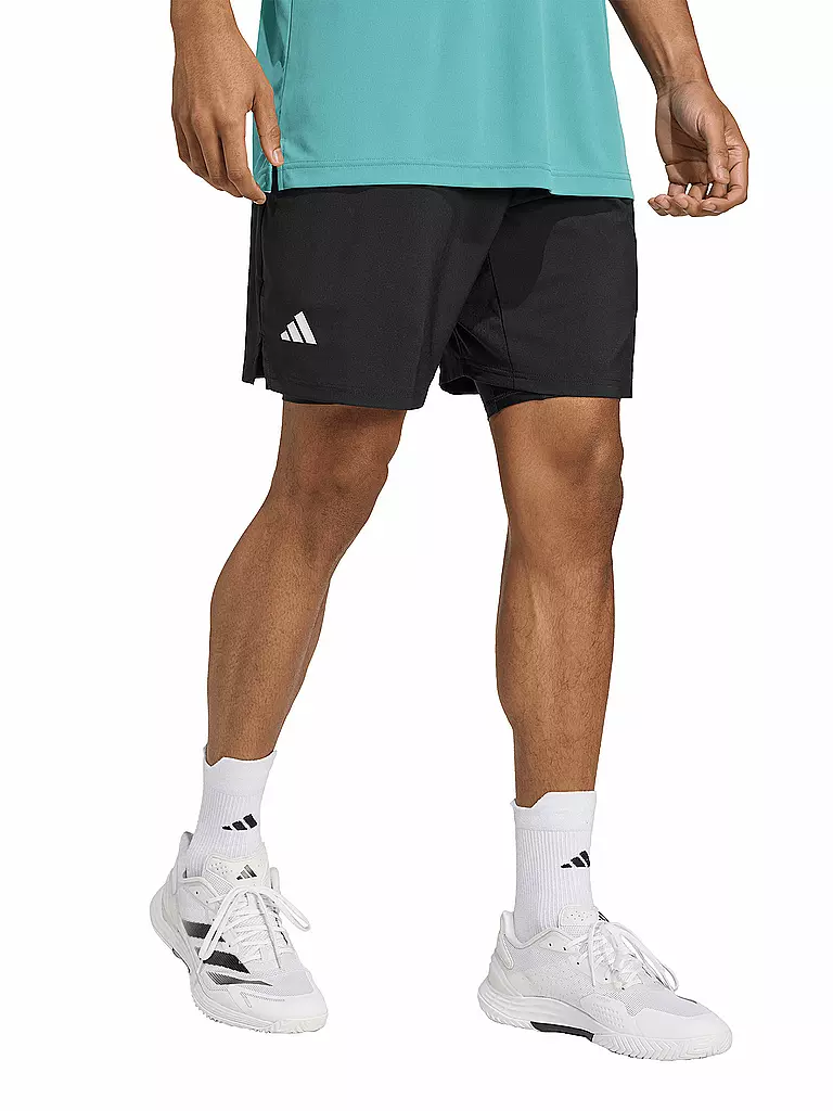 ADIDAS | Short de tennis homme Club Climacool 2en1 | Noir