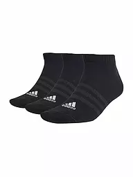 ADIDAS | Socquettes de sport fines et légères, paquet de 3 | Noir