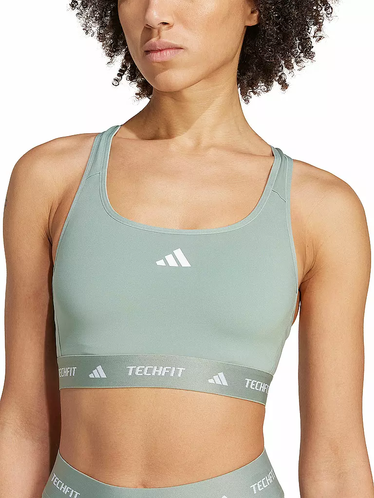 ADIDAS | Soutien-gorge de sport femme maintien moyen | Vert clair
