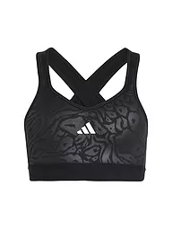 ADIDAS | Soutien-gorge de sport fille imprimé animal marshmallow | Noir