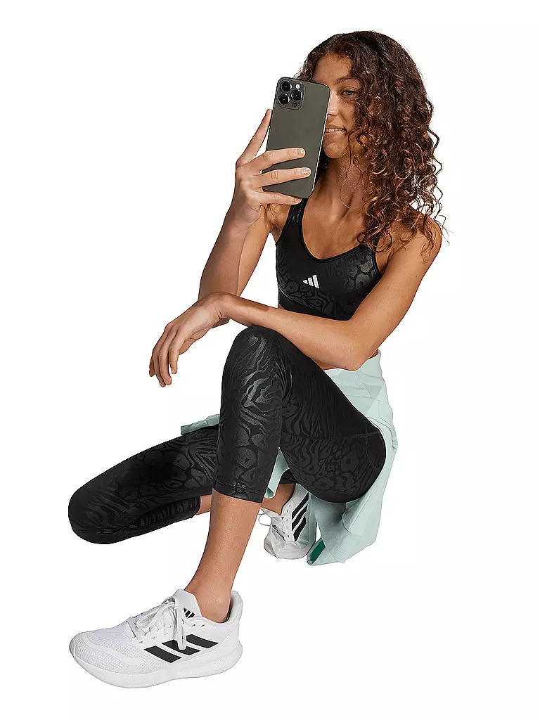 ADIDAS | Soutien-gorge de sport fille imprimé animal marshmallow |