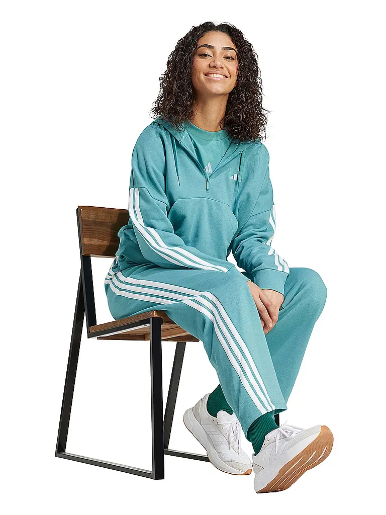 ADIDAS | Sweat à capuche femme Half Zip 3S |