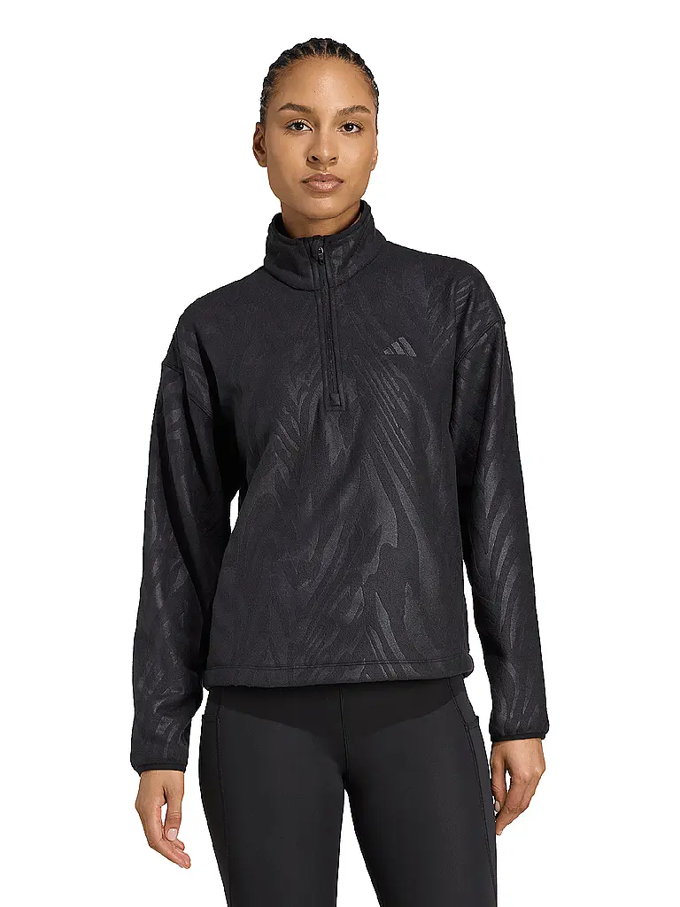 ADIDAS | Sweat-shirt de fitness polaire pour femmes | Noir