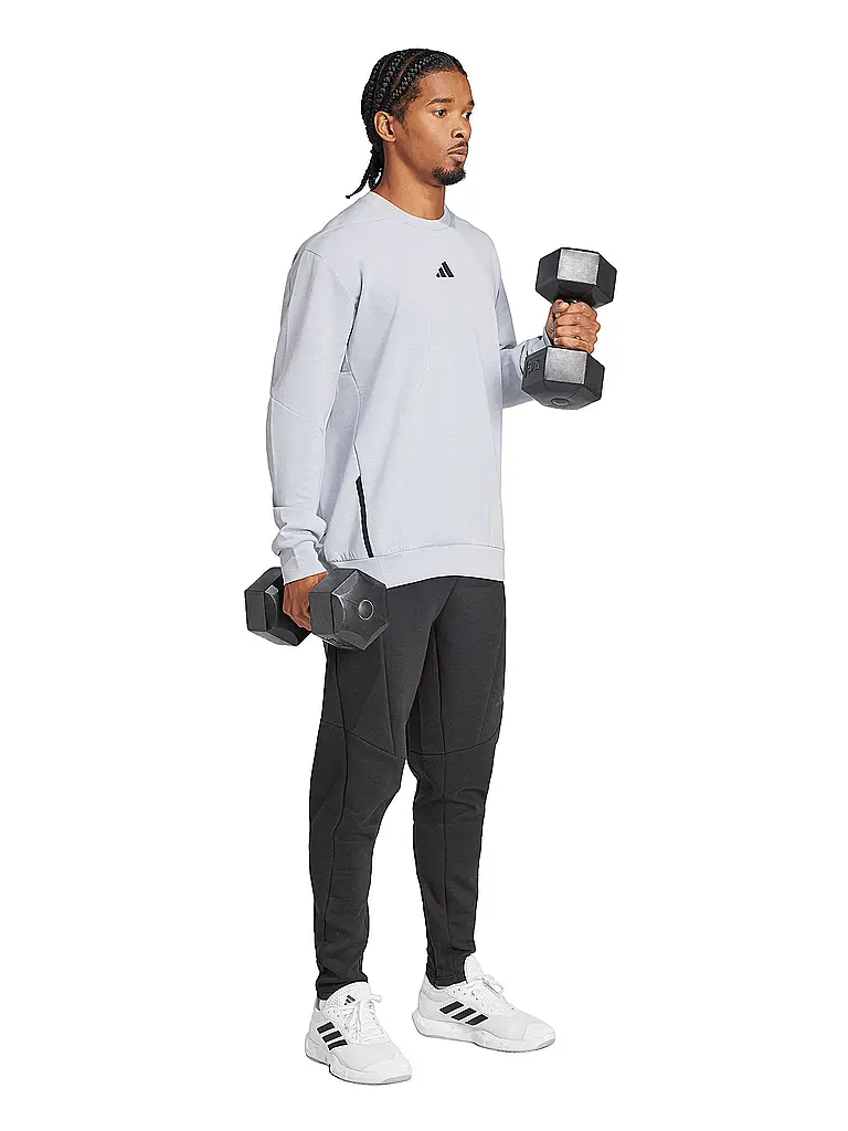 ADIDAS | Sweat-shirt de fitness pour hommes D4T | Gris clair