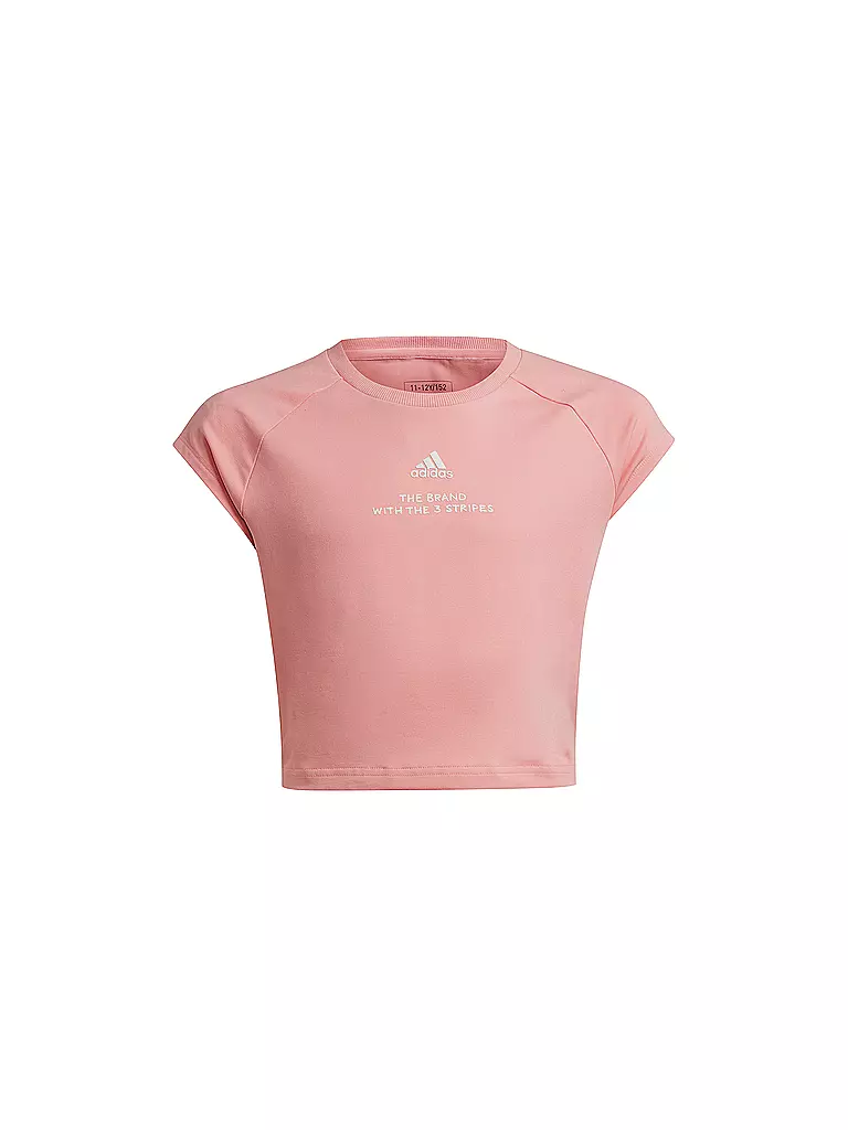 ADIDAS | T-shirt cropped Street Jam pour fille | Rose
