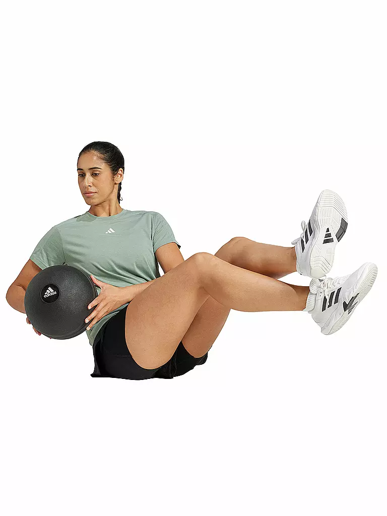 ADIDAS | T-shirt de fitness femme TR-ES Crew | Vert clair