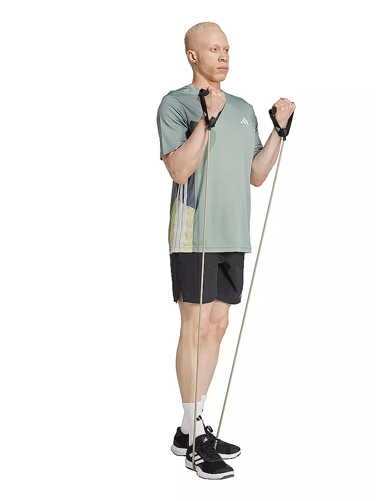 ADIDAS | T-shirt de fitness homme TR ESS CB | Vert clair