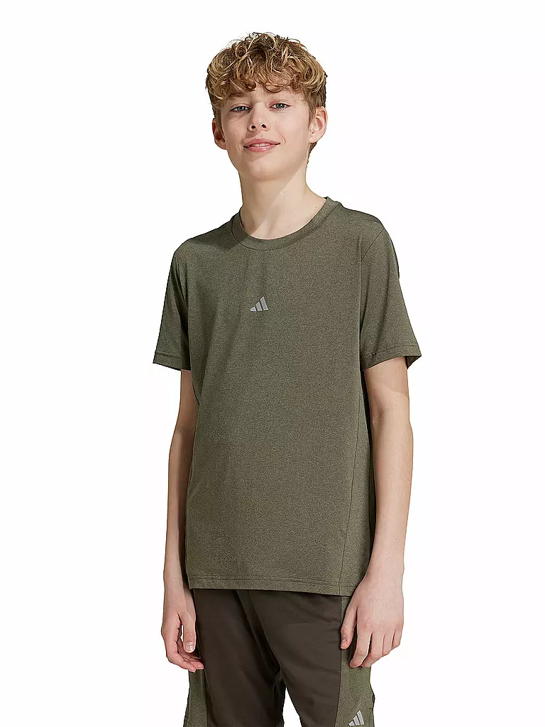 ADIDAS | T-shirt de fitness pour enfants | Olive
