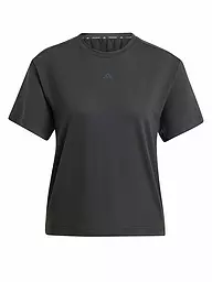 ADIDAS | T-shirt de fitness pour femmes Power avec découpe au dos et 3 bandes | Noir