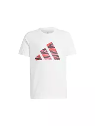 ADIDAS | T-shirt fille Logo Camo | Blanc