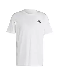 ADIDAS | T-shirt Homme Essentials Single Jersey Logo Brodé Petit | Blanc