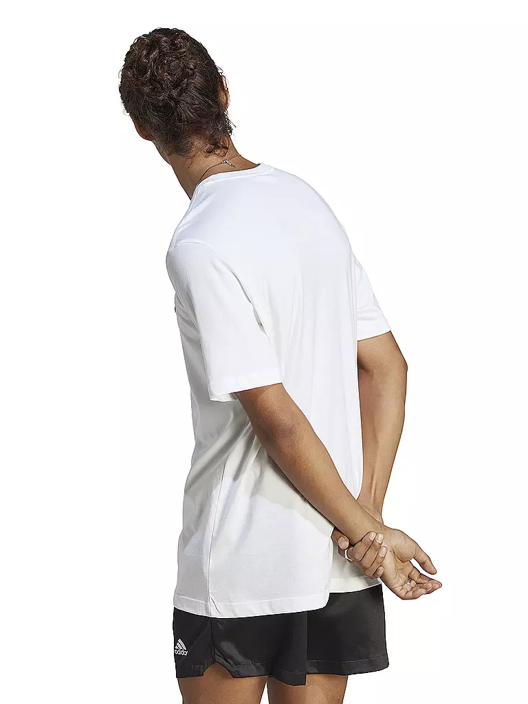 ADIDAS | T-shirt Homme Essentials Single Jersey Logo Brodé Petit |