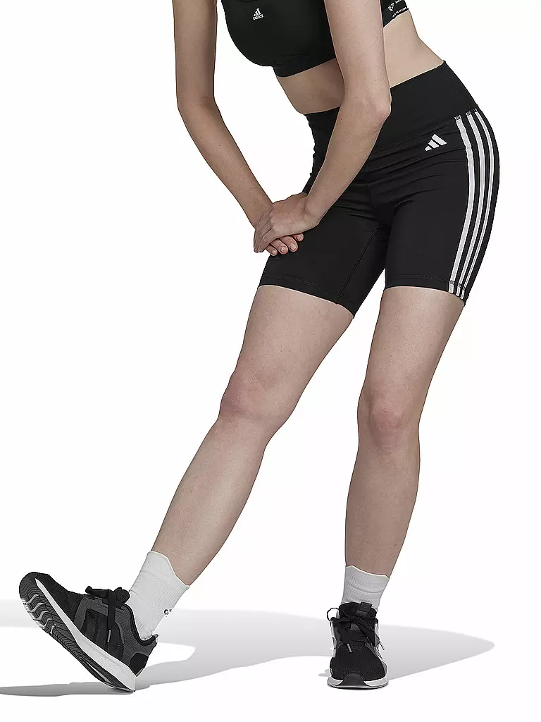 ADIDAS | Tight de fitness Essentials 3-Stripes taille haute pour femme | Noir