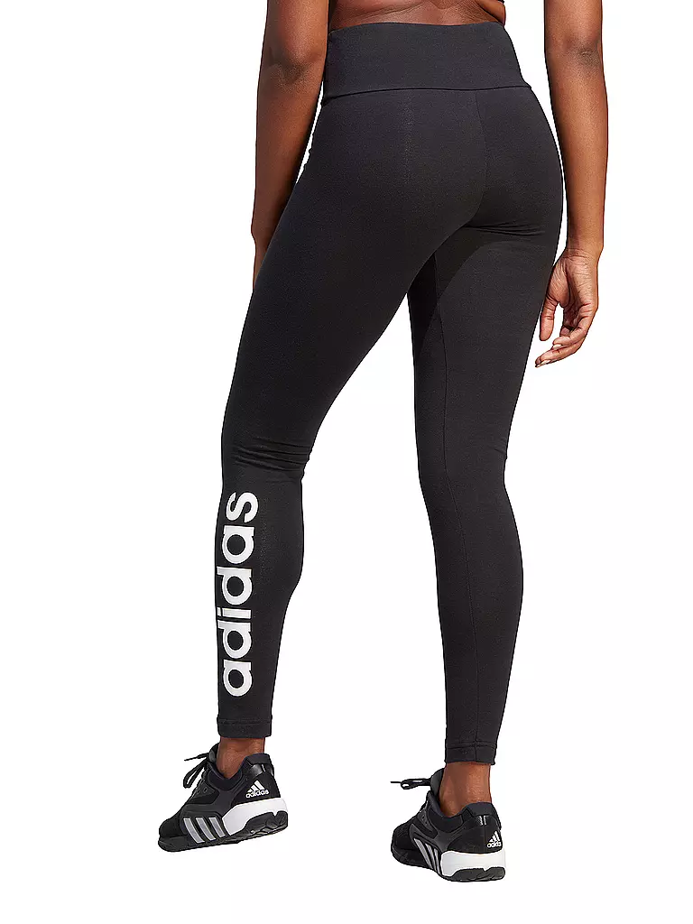 ADIDAS | Tight Essentials Logo Taille Haute Femme | Noir