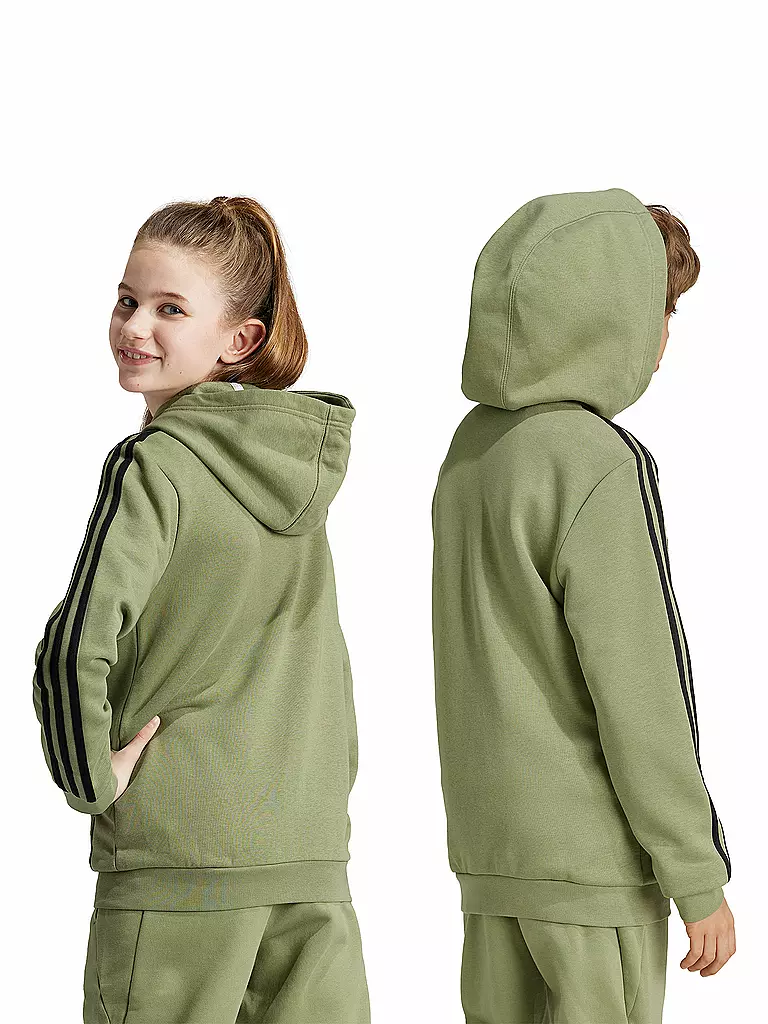 ADIDAS | Veste à capuche enfant Essentials 3 bandes en molleton |