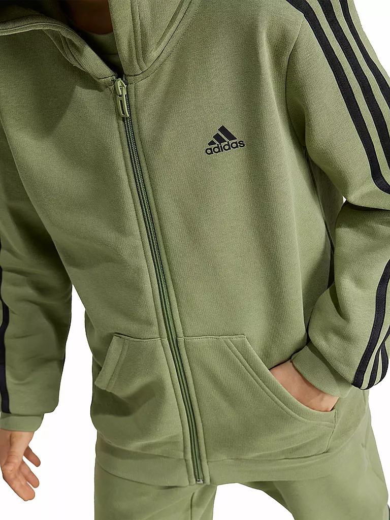 ADIDAS | Veste à capuche enfant Essentials 3 bandes en molleton |