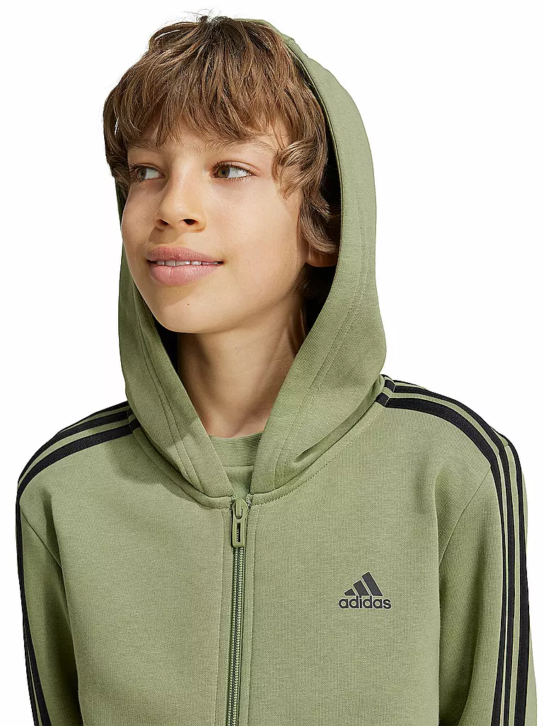 ADIDAS | Veste à capuche enfant Essentials 3 bandes en molleton |