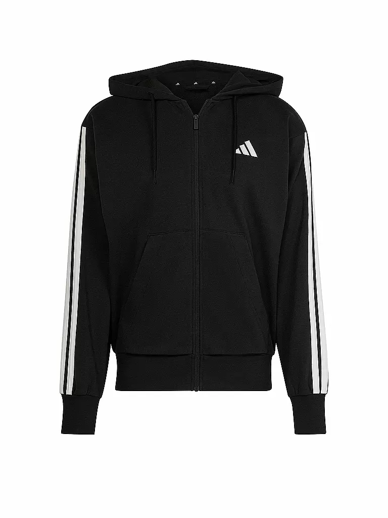ADIDAS | Veste à capuche homme 3S FT FZ | Noir