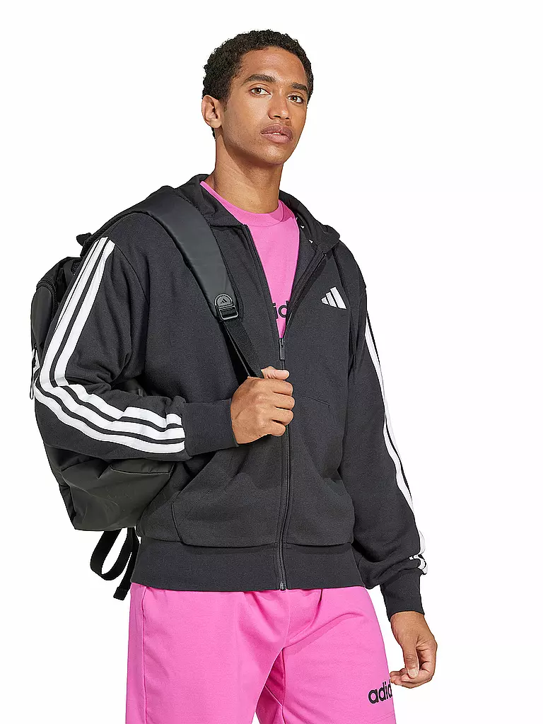 ADIDAS | Veste à capuche homme 3S FT FZ | Noir