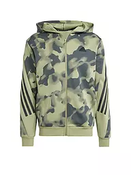ADIDAS | Veste à capuche homme Future Icons 3-Stripes Allover Print | Olive