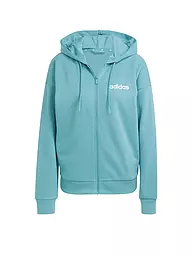 ADIDAS | Veste à capuche pour femmes Essentials Linear French Terry | Pétrole
