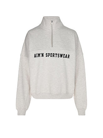 AIM'N | Sweat-shirt Varsity zippé pour femmes