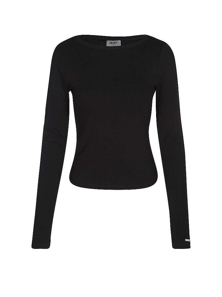 T-shirt côtelés noir S