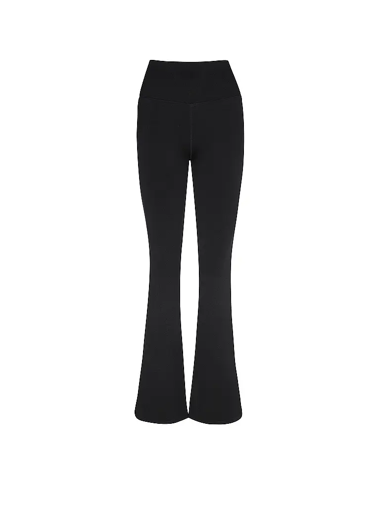 AIM'N | Pantalon Évasé Gainant Sans Coutures Femme | Noir