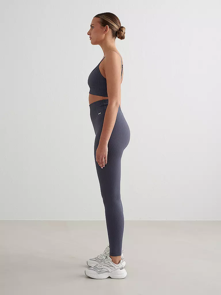 AIM'N | Soutien-gorge de sport côtelé sans coutures court pour femmes |